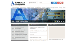 Desktop Screenshot of americangovernor.com